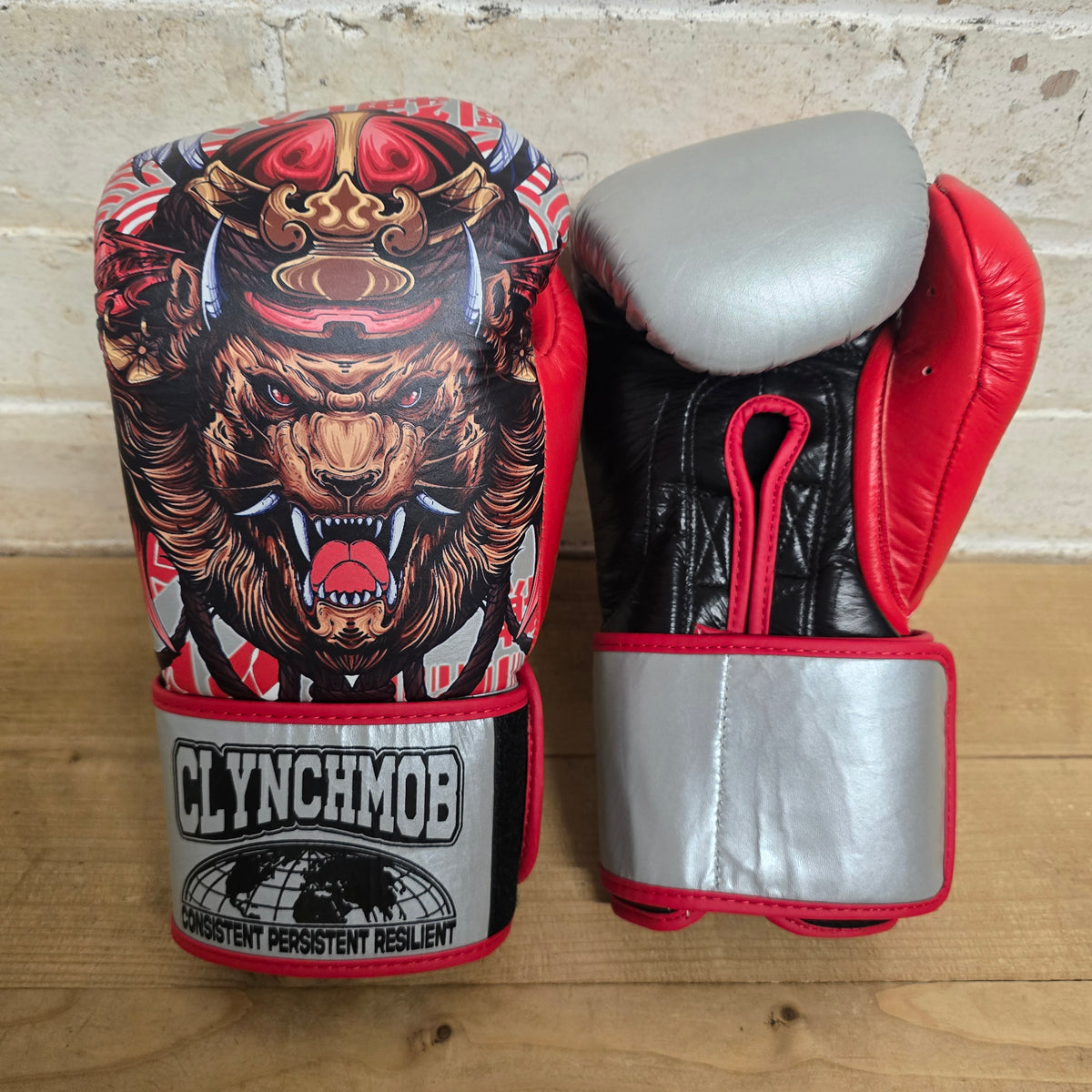 Samurai Lion boxing gloves