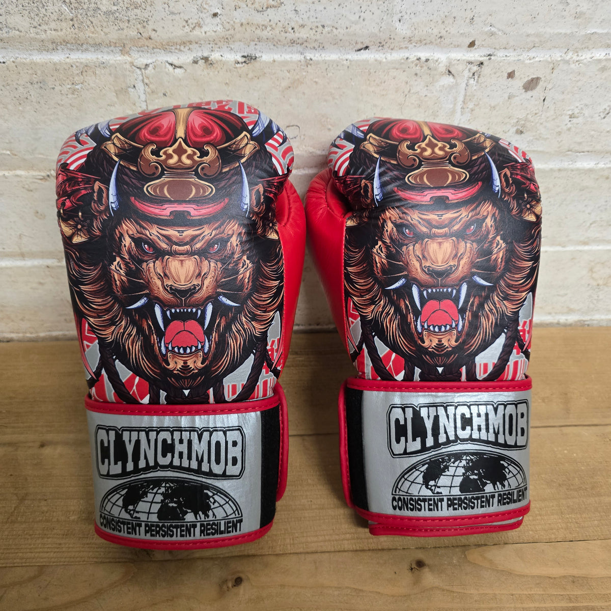 Samurai Lion boxing gloves