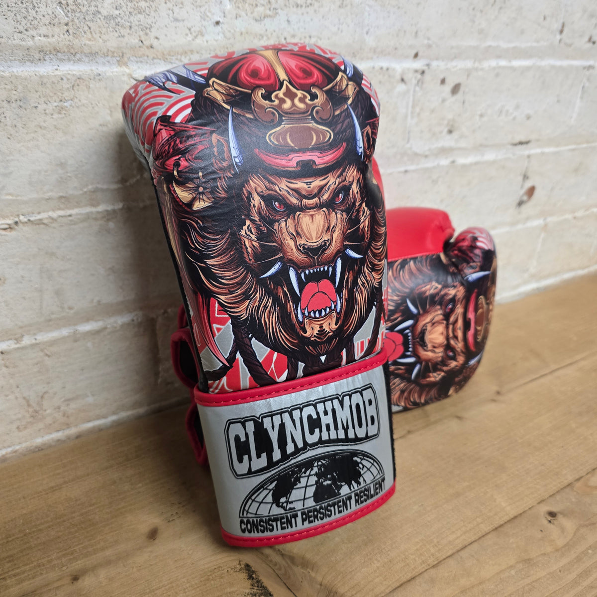 Samurai Lion boxing gloves