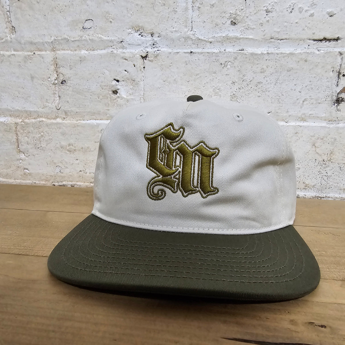 CM2 Logo Snapback - Khaki