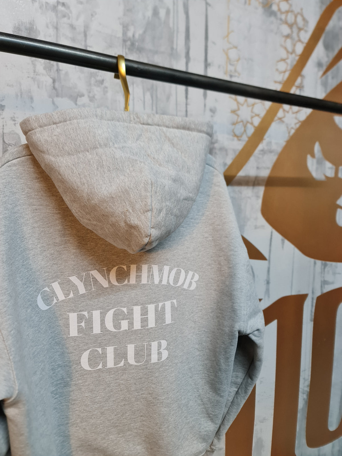 Fight Club Heavyweight hoodie - Grey